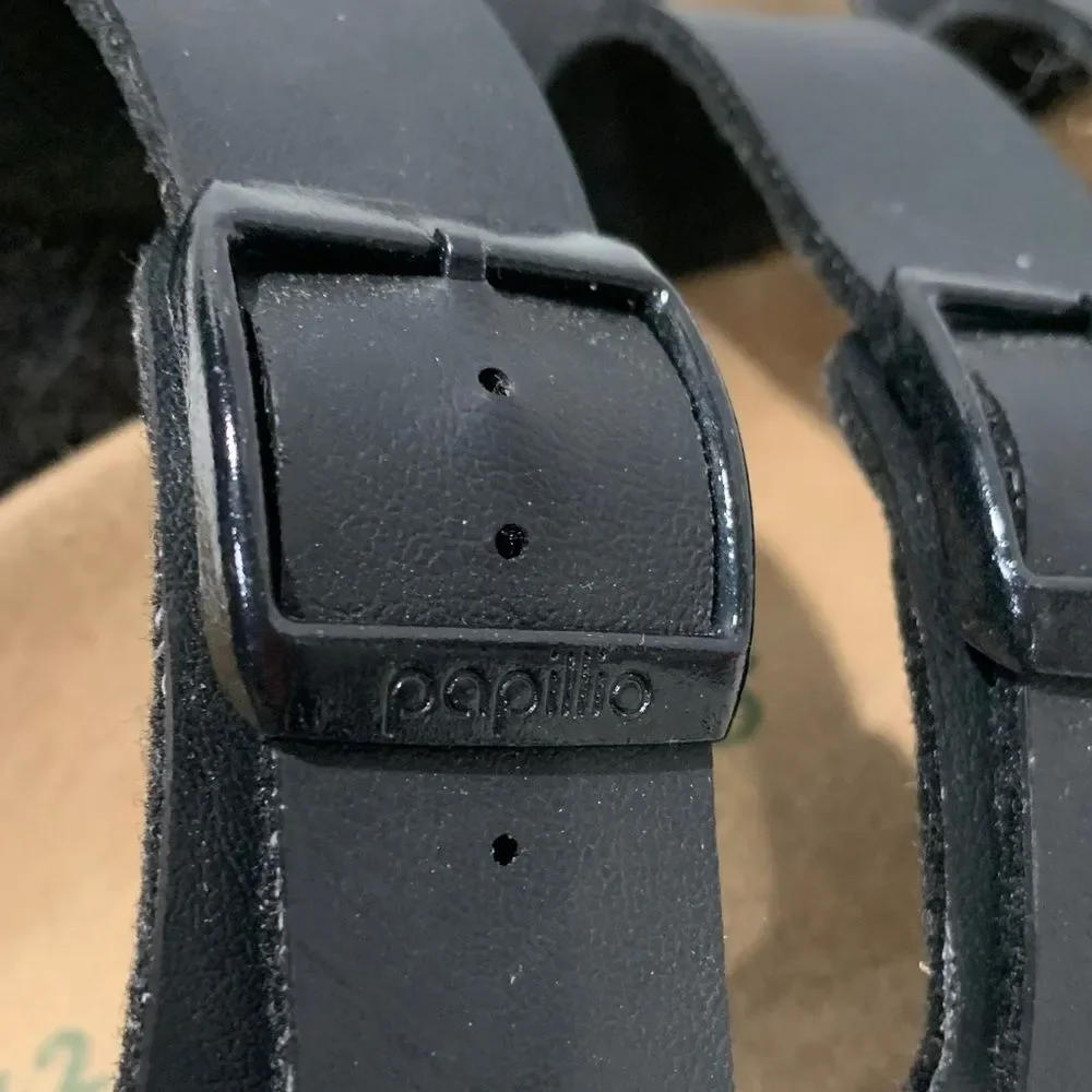 PAPILLIO Florida Vegan Flex Platform Black Sandals Men’s 9 Women’s 11